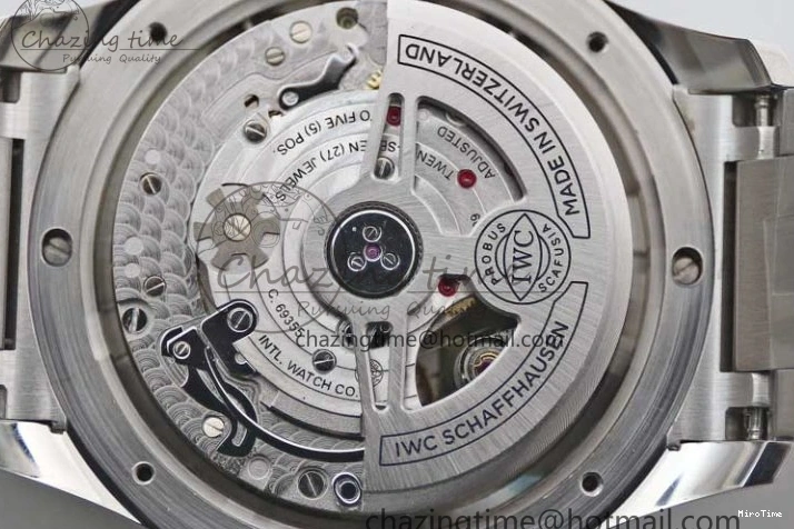 MIROTIME 0315 FastDry Portugieser Chronograph IW371615 ZF Best Edition Green Dial on SS Bracelet A7750 (Slim Movement) 7038